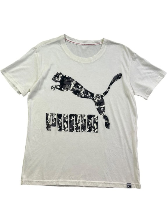 PUMA T SHIRT GRAPHIC OFF WHITE ΑΝΤΡΙΚΟ PRE OWNED