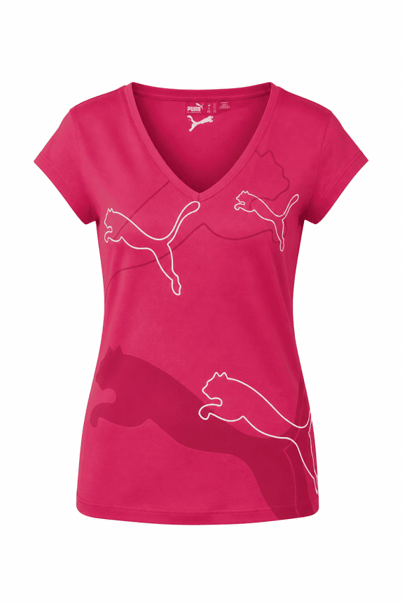 Y2K PUMA T SHIRT GRAPHIC PINK ΓΥΝΑΙΚΕΙΟ PRE OWNED S