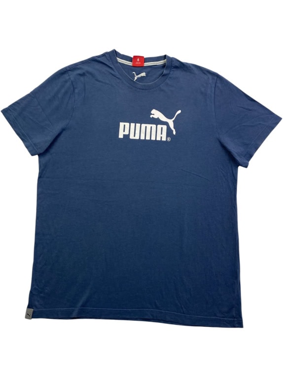 PUMA T-SHIRT LIFESTYLE ΜΕΓΑΛΟ ΛΟΓΟΤΥΠΟ ΜΠΛΕ ΑΝΔΡΙΚΟ XL