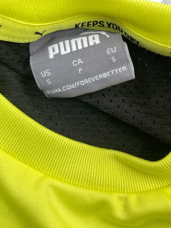 Puma T-Shirt Logo Κίτρινο Unisex S
