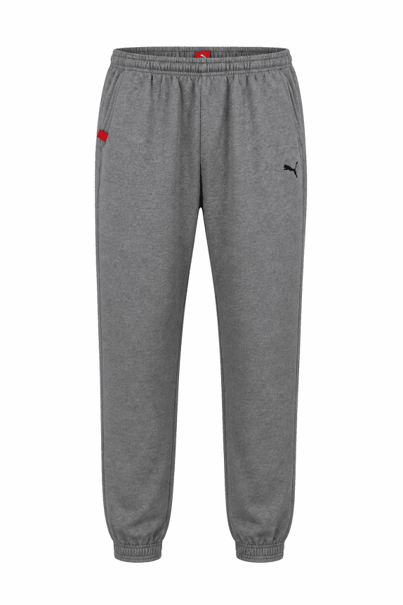 PUMA TRACK PANTS ATHLETIC GREY WOMEN PRE OWNED L
