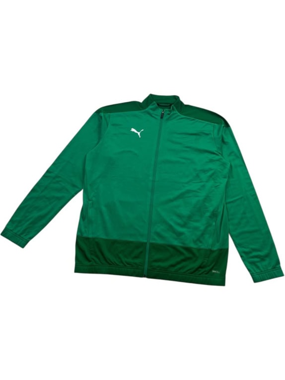 PUMA TRACK JACKET DRYCELL LOGO GREEN MEN'S XL