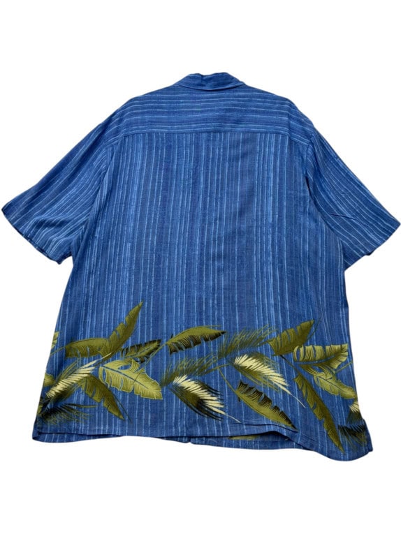 PURITAN ΠΟΥΚΑΜΙΣΟ TROPICAL ΜΠΛΕ ΑΝΤΡΙΚΟ PRE OWNED L