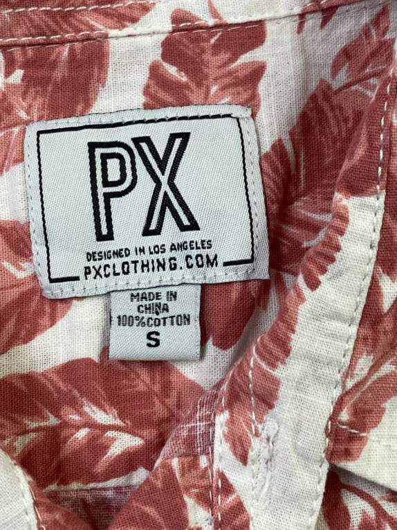 PX ΠΟΥΚΑΜΙΣΟ FLORAL ΚΟΚΚΙΝΟ ΑΝΤΡΙΚΟ PRE OWNED S