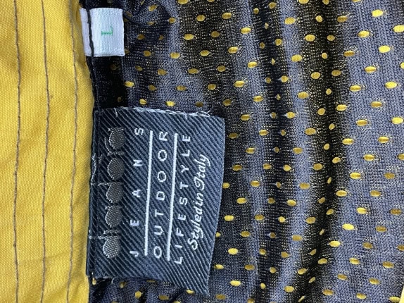 1980S DIADORA  ΤΖΑΚΕΤ  ΜΙΝΙΜΑΛ ΜΟΥΣΤΑΡΔΙ ΜΠΛΕ ΑΝΤΡΙΚΟ PRE OWNED L