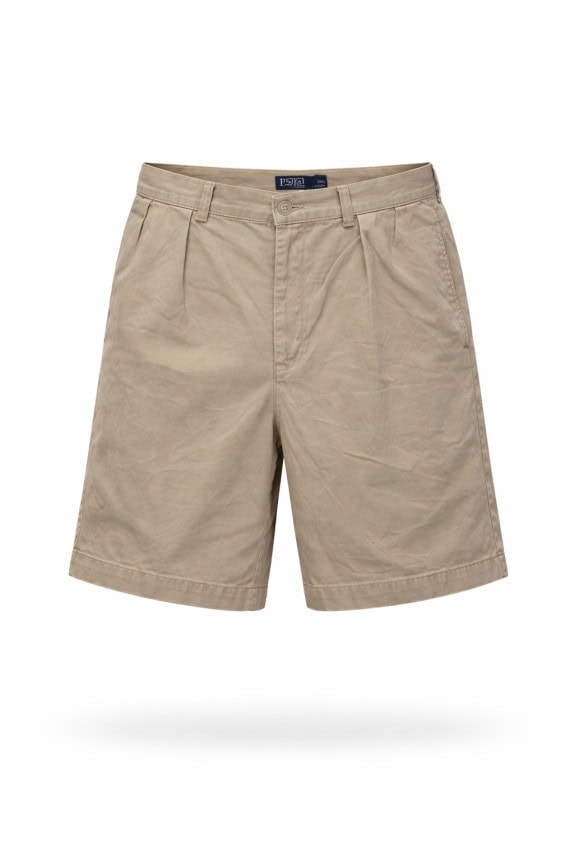 RALPH LAUREN CHINO SHORTS CLASSIC BEIGE MEN PRE OWNED M