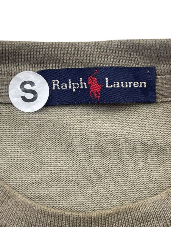 RALPH LAUREN CREWNECK ΠΟΥΛΟΒΕΡ MINIMAL OLIVE ΑΝΤΡΙΚΟ PRE OWNED S