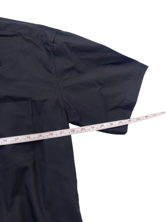 RALPH LAUREN ΚΟΝΤΟΜΑΝΙΚΟ ΠΟΥΚΑΜΙΣΟ MINIMAL ΜΑΥΡΟ ΑΝΤΡΙΚΟ PRE OWNED L