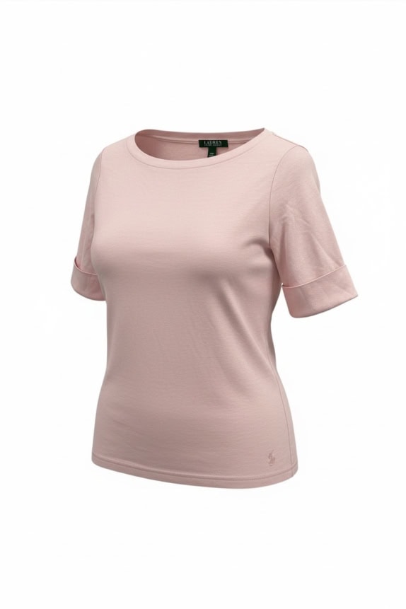 Ralph Lauren Lauren Γυναικείο T-shirt Ροζ S