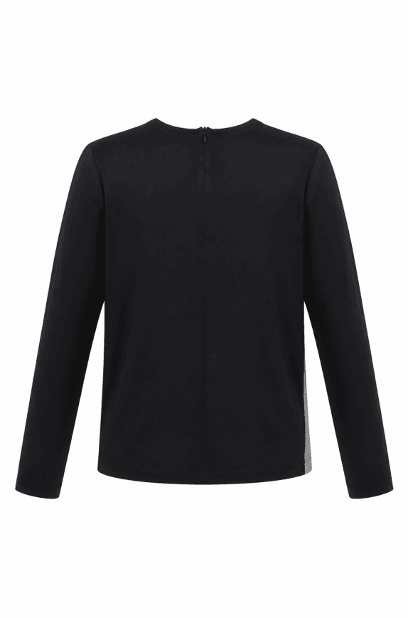 RALPH LAUREN LONGSLEEVE MONOCHROME BLACK WHITE WOMEN PRE OWNED M