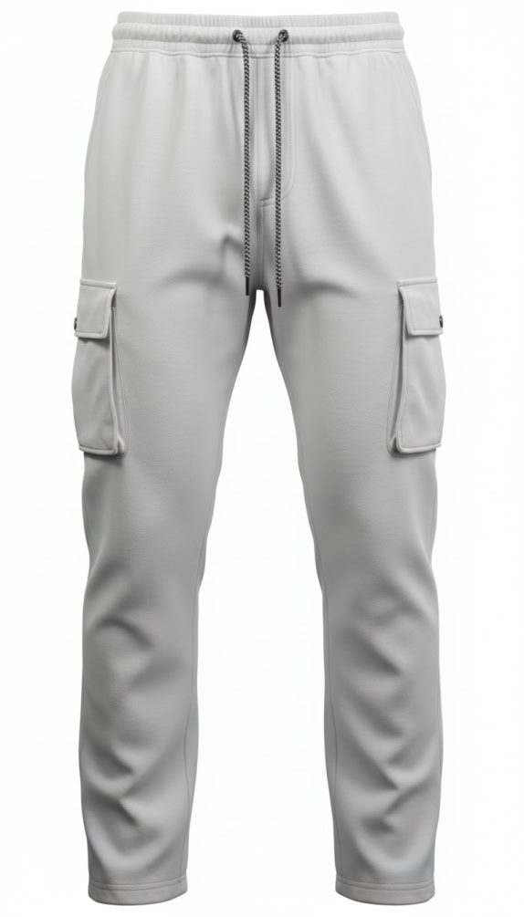 Ralph Lauren Παντελόνι Φόρμα Cargo Custom Slim Fit Λευκό Ανδρικό L