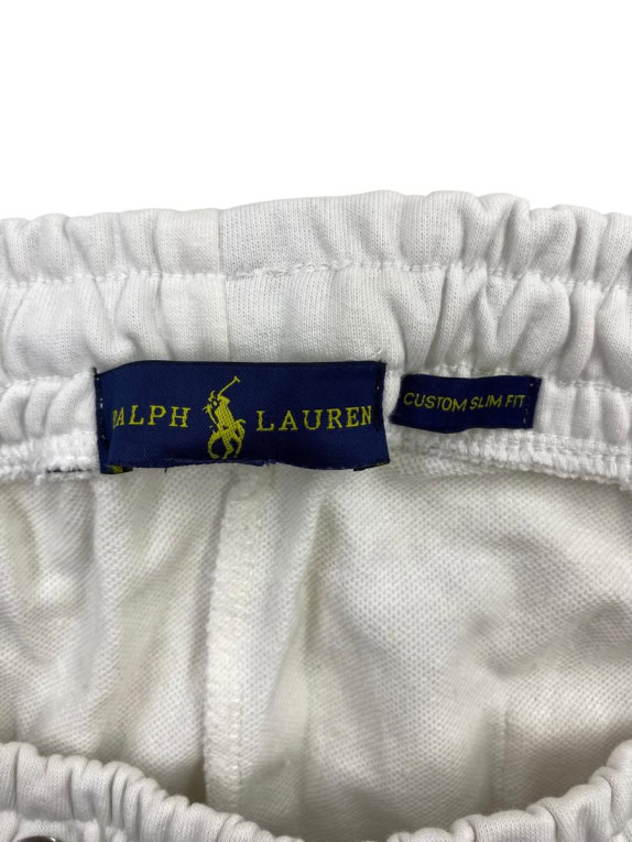 RALPH LAUREN Παντελόνι Φόρμα Cargo Custom Slim Fit Λευκό Ανδρικό XL