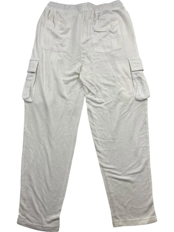 RALPH LAUREN Παντελόνι Φόρμας Cargo Custom Slim Fit Λευκό Ανδρικό XL