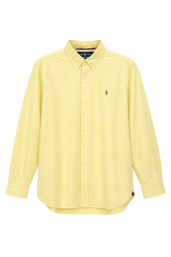 RALPH LAUREN ΠΟΥΚΑΜΙΣΟ BUTTON DOWN CLASSIC ΚΙΤΡΙΝΟ ΑΝΤΡΙΚΟ PRE OWNED XL