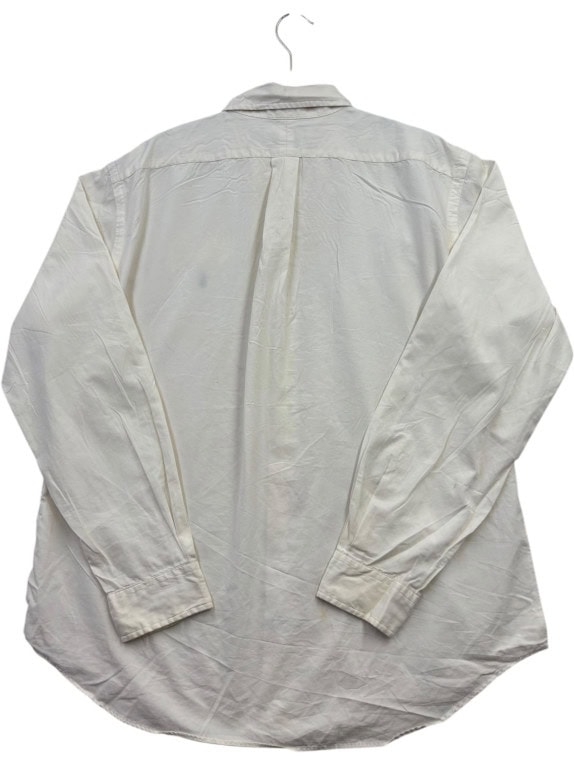 RALPH LAUREN CAMICIA CLASSIC CREMA UOMO PRE OWNED L