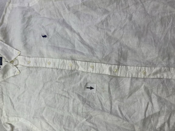 RALPH LAUREN ΠΟΥΚΑΜΙΣΟ CLASSIC FIT ΛΕΥΚΟ ΑΝΤΡΙΚΟ PRE OWNED XL