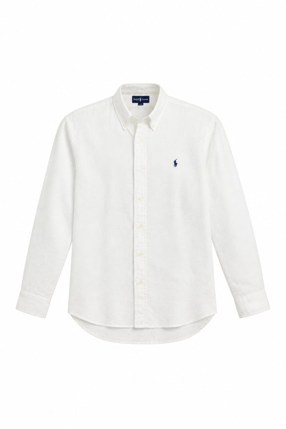 RALPH LAUREN ΠΟΥΚΑΜΙΣΟ CLASSIC FIT ΛΕΥΚΟ ΑΝΤΡΙΚΟ PRE OWNED XL