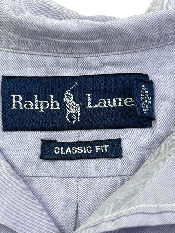 RALPH LAUREN ΠΟΥΚΑΜΙΣΟ CLASSIC FIT ΜΕ ΜΙΚΡΟ ΛΟΓΟΤΥΠΟ ΛΙΛΑ UNISEX XL