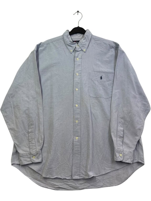 RALPH LAUREN ΠΟΥΚΑΜΙΣΟ CLASSIC ΓΑΛΑΖΙΟ ΑΝΤΡΙΚΟ PRE OWNED L