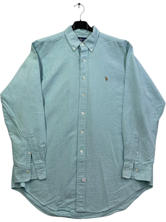 RALPH LAUREN ΠΟΥΚΑΜΙΣΟ CLASSIC ΓΑΛΑΖΙΟ ΑΝΤΡΙΚΟ PRE OWNED L