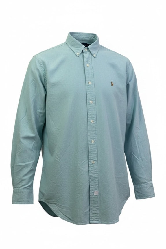 RALPH LAUREN ΠΟΥΚΑΜΙΣΟ CLASSIC ΓΑΛΑΖΙΟ ΑΝΤΡΙΚΟ PRE OWNED L