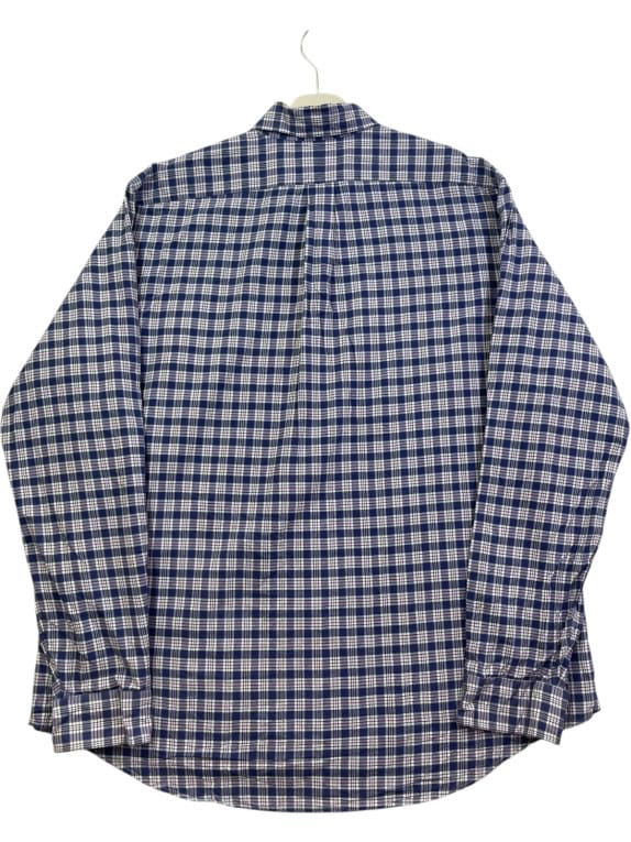 RALPH LAUREN ΠΟΥΚΑΜΙΣΟ CLASSIC ΚΑΡΟ NAVY ΑΝΤΡΙΚΟ PRE OWNED XL