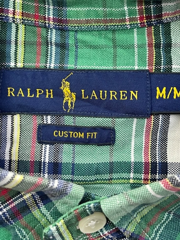 RALPH LAUREN ΠΟΥΚΑΜΙΣΟ CLASSIC ΚΑΡΟ ΠΡΑΣΙΝΟ ΑΝΤΡΙΚΟ PRE OWNED M