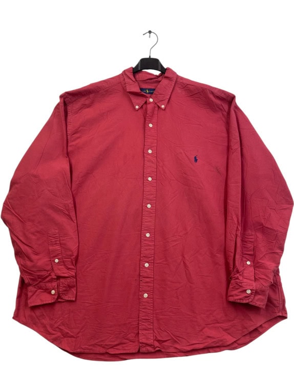 RALPH LAUREN ΠΟΥΚΑΜΙΣΟ CLASSIC ΚΟΚΚΙΝΟ ΑΝΤΡΙΚΟ PRE OWNED XXL