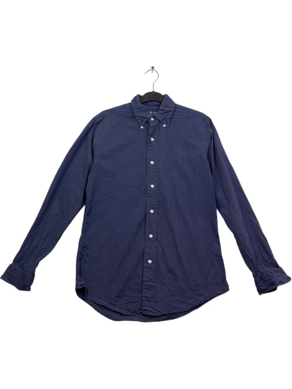 RALPH LAUREN SHIRT CLASSIC NAVY MENS PRE OWNED S