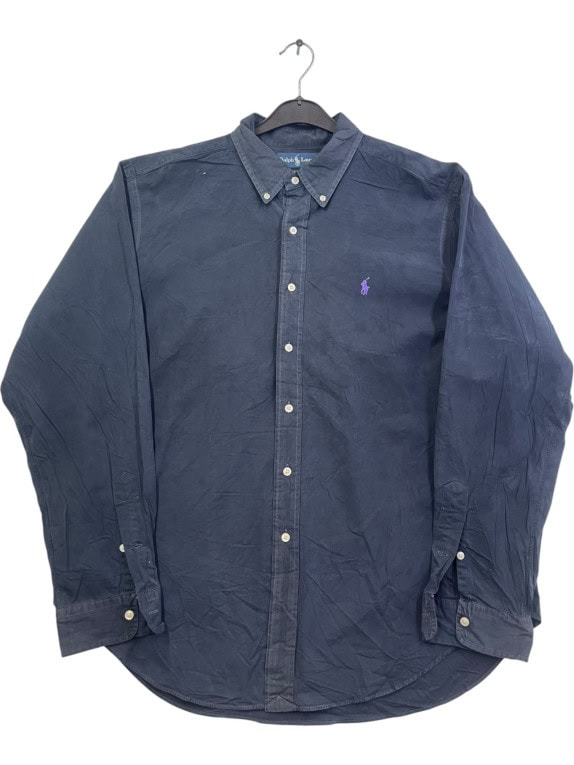 RALPH LAUREN ΠΟΥΚΑΜΙΣΟ CLASSIC NAVY ΑΝΤΡΙΚΟ PRE OWNED XL