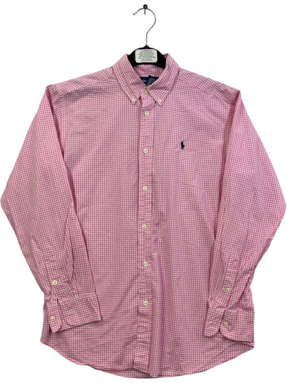 RALPH LAUREN ΠΟΥΚΑΜΙΣΟ CLASSIC ΡΟΖ ΑΝΤΡΙΚΟ PRE OWNED L