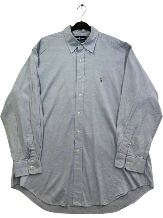 RALPH LAUREN ΠΟΥΚΑΜΙΣΟ ΚΛΑΣΙΚΟ ΓΑΛΑΖΙΟ ΑΝΤΡΙΚΟ PRE OWNED XL