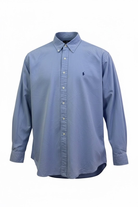 RALPH LAUREN ΠΟΥΚΑΜΙΣΟ ΚΛΑΣΙΚΟ ΓΑΛΑΖΙΟ ΑΝΤΡΙΚΟ PRE OWNED XL