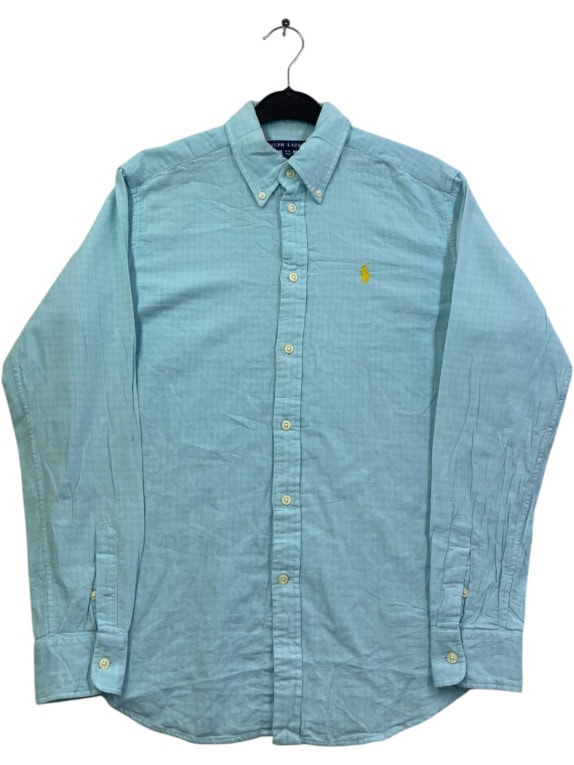 RALPH LAUREN ΠΟΥΚΑΜΙΣΟ ΚΛΑΣΙΚΟ ΓΑΛΑΖΙΟ ΑΝΤΡΙΚΟ PRE OWNED M