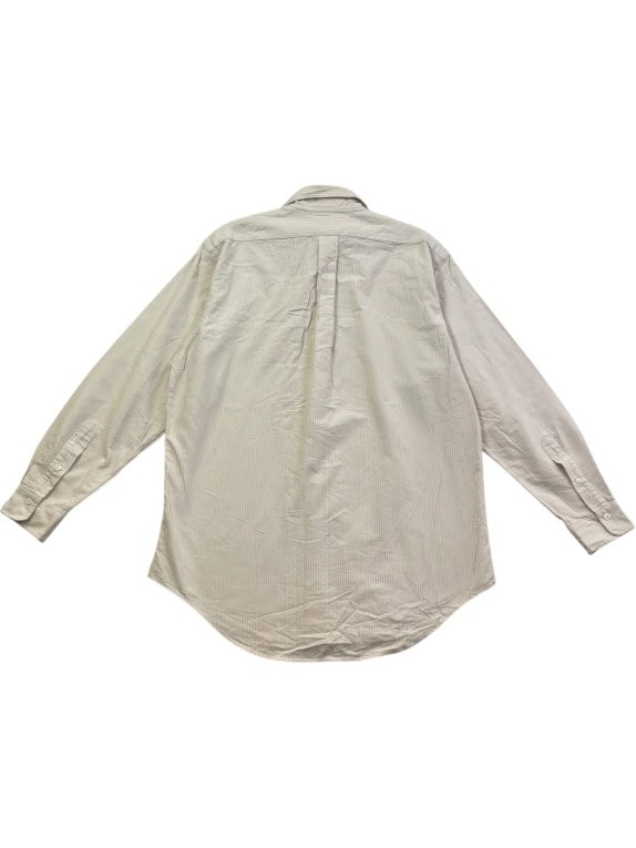 RALPH LAUREN ΠΟΥΚΑΜΙΣΟ ΚΛΑΣΙΚΟ ΡΙΓΕ ΚΡΕΜ ΡΟΖ ΑΝΤΡΙΚΟ PRE OWNED L