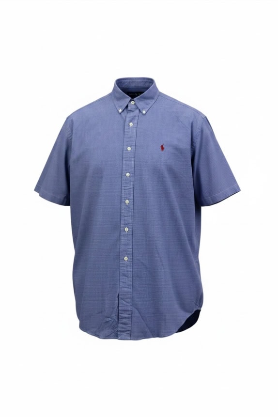 RALPH LAUREN ΠΟΥΚΑΜΙΣΟ ΚΟΝΤΟΜΑΝΙΚΟ CLASSIC FIT ΜΠΛΕ UNISEX L