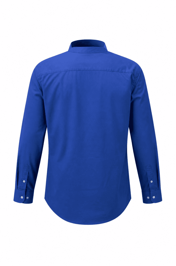 RALPH LAUREN CAMICIA MINIMAL BLU DONNA PRE OWNED M