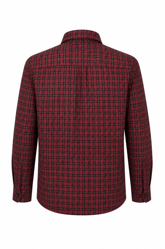 RALPH LAUREN CAMICIA RETRO A QUADRI ROSSO DONNA PRE OWNED M