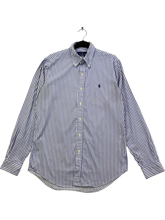 RALPH LAUREN Πουκάμισο Ριγέ Logo Μπλε Unisex S