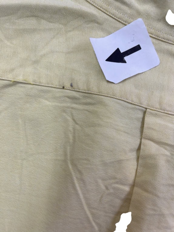 RALPH LAUREN Yarmouth Shirt Logo Yellow UNISEX XL