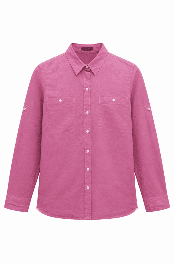 RALPH LAUREN CAMICIA CLASSIC PINK UOMO PRE OWNED L