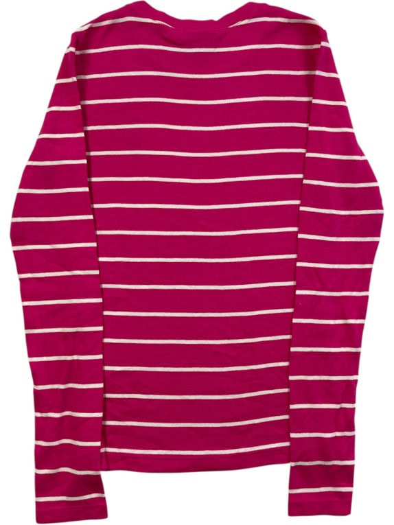 RALPH LAUREN SPORT ΜΑΚΡΥΜΑΝΙΚΗ ΜΠΛΟΥΖΑ ΡΙΓΕ ΡΟΖ ΓΥΝΑΙΚΕΙΟ PRE OWNED S