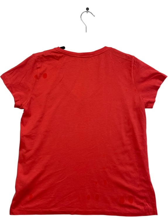 Ralph Lauren T-Shirt V-Neck Logo Κόκκινο ΓΥΝΑΙΚΕΙΟ M