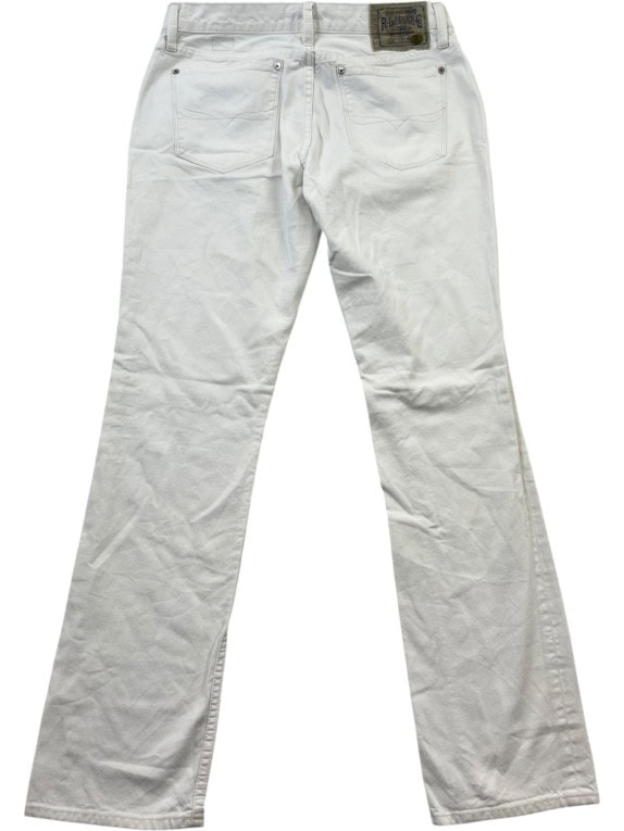 RALPH LAUREN JEANS CLASSIC OFF WHITE WOMEN PRE OWNED S