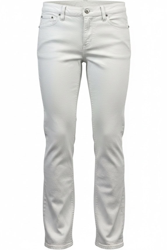 RALPH LAUREN JEANS CLASSIC OFF WHITE WOMEN PRE OWNED S