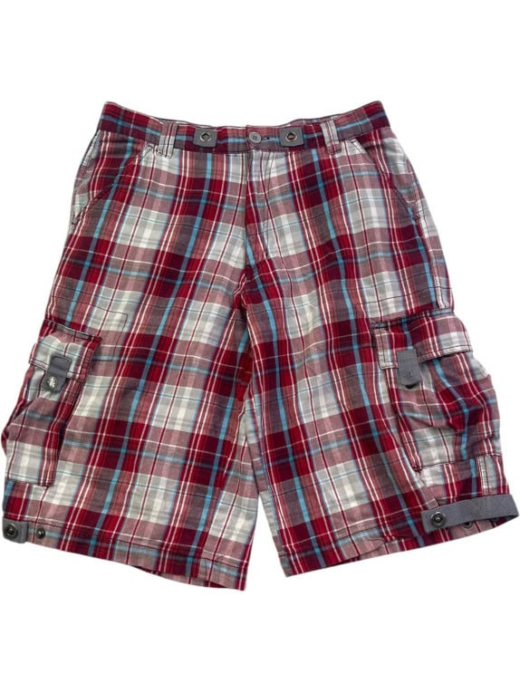 RAW BLUE CARGO SHORTS PLAID MULTICOLOR ΑΝΤΡΙΚΟ PRE OWNED M