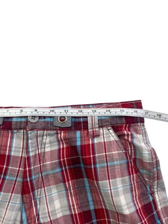 RAW BLUE CARGO SHORTS PLAID MULTICOLOR ΑΝΤΡΙΚΟ PRE OWNED M