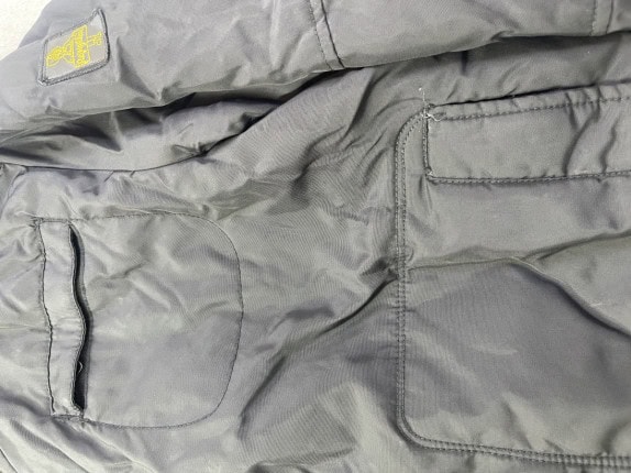 2000s REFRIGIWEAR ΜΠΟΥΦΑΝ ΜΕ ΚΟΥΚΟΥΛΑ UTILITY ΜΑΥΡΟ ΑΝΤΡΙΚΟ PRE OWNED XL