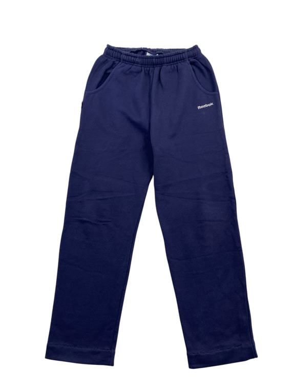 REEBOK TRACK PANTS VINTAGE WITH LOGO BLUE WOMEN'S S