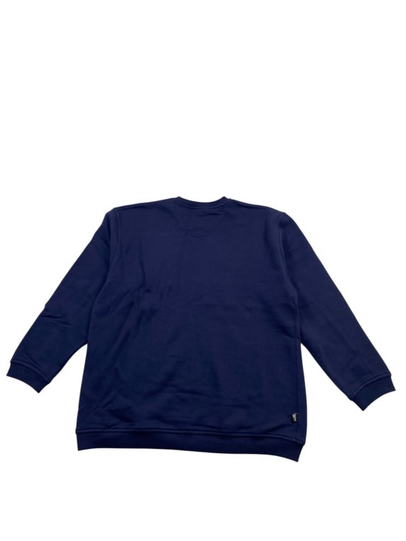 REEBOK SWEATSHIRT VINTAGE WITH LOGO BLUE WOMEN'S L